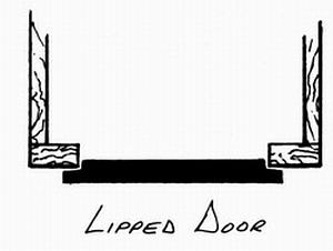 lipped door, home hardware