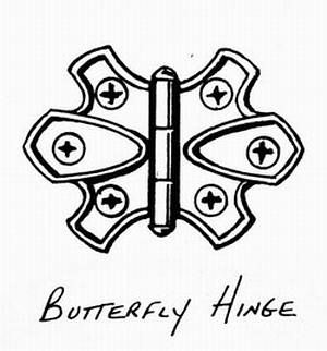 BUTTERFLY HINGE, home 
hardware