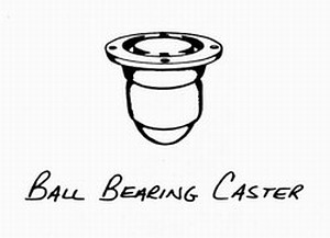 BALL BEARING CASTER, home 
hardware