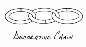 DECORATIVE CHAIN, home 
hardware