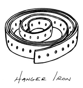 HANGER IRON, home hardware