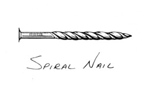 SPIRAL NAIL, home hardware