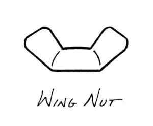 WING NUT, home hardware