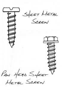 SHEET METAL SCREW, home 
hardware