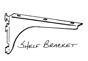 shelf bracket, home hardware