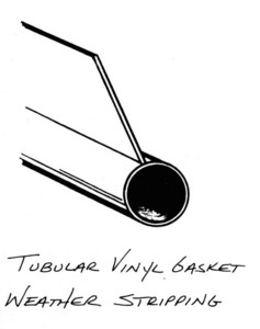 tubular vinyl gasket weather stripping, home hardware