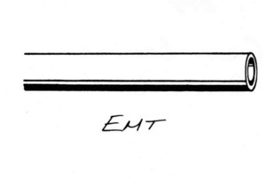 EMT conduit, electrical hardware