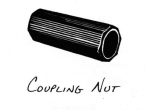 COUPLING NUT, electrical 
hardware